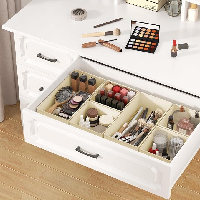 DIMJ Drawer Organizer Clothes 24 Pack - Foldable Baby Organizers and Storage & Dresser Organizer for Bedroom, Closet - Nursery Organization Dresser Dividers for underwear, Sock,Bra, Belt, Tie - Image 7