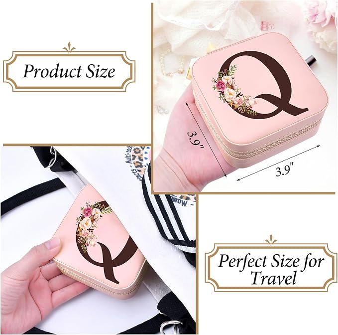Inngeroo Mothers Day Mom Gifts from Daughter Son, Travel Jewelry Case Box Organizer Personalized Gifts for Mom Wife Women Daughter Friends Sister Grandma Aunt - Image 4