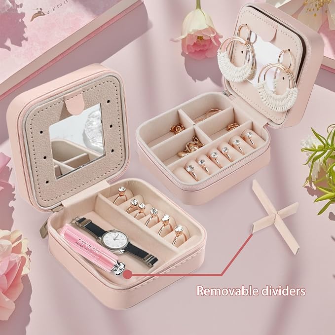 New Mom Jewelry Box 1st Mothers Day Valentines Gifts for New Mom First Time Mother Pregnancy Congratulations Gender Reveal Baby Shower Gifts for Expecting Moms Soon to Be Mommy Jewelry Case - Image 5