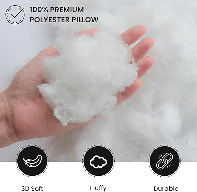 Foamily Throw Pillow Insert 12x20 (Set of 4) Premium Decorative Pillows for Couch, Bed & Living Room, Soft Fluffy Throw Pillows for Couch, Pillow Inserts for Home Decor