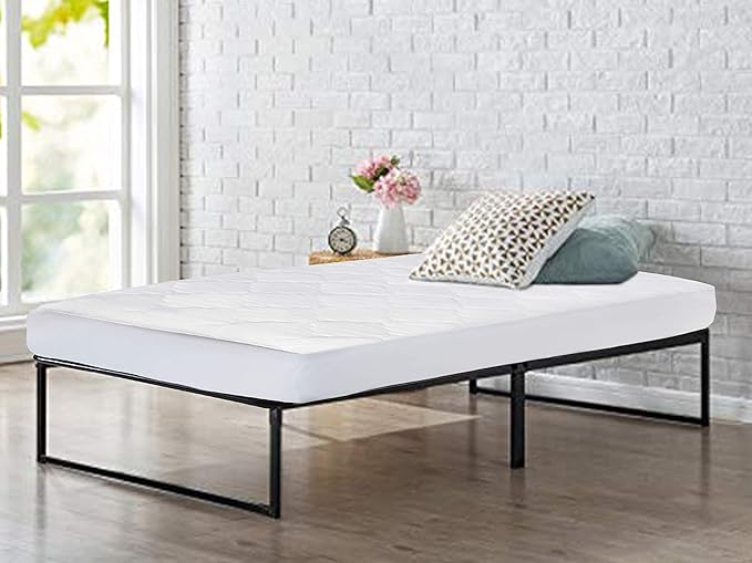 Micropuff Fitted Mattress Pad - Cot Size 33” (33" x 75") Mattress Pad - Soft and Comfortable Fitted Mattress Protector - Mattress Cover Stretches up 12 to 15 Inches Deep - Easy to Wash