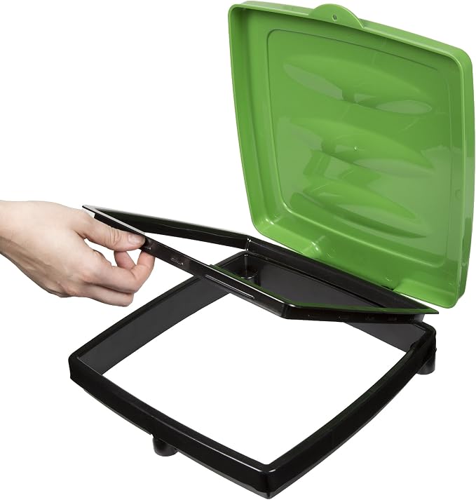 Portable Trash Bag Holder – Collapsible 13-Gallon Garbage Bin for Indoor/Outdoor Use, Camping, Recycling, and Parties – Durable Plastic Trash Can by Wakeman Outdoors (Green) - Image 7