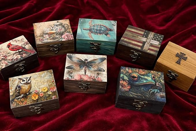 RK Collections Dragonfly Trinket Box Small Jewelry Keepsake Box | Bird lovers Gift Idea, Animals Ornaments for Girls, Women, Gift Idea, for Home Décor (3DFS1) - Image 4