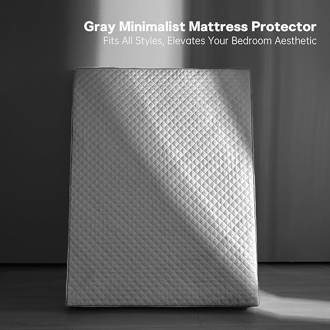 Queen Size Waterproof Mattress Protector & Cover - Fitted Design with 17" Stretch Deep Pockets, Leak-Proof, Urine & Stain Resistant,Machine Washable, Non-Slip Elastic Edges,Gift for Families(60"x80")
