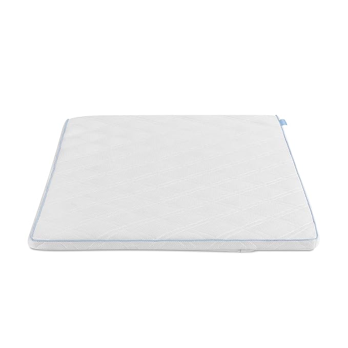 Delta Children Breeze Breathable Crib Mattress Topper, Makes Any Crib Mattress Breathable, 100% Washable, Ultra-Breathable Quilted Layer for Comfort, Fits Standard Size Cribs & Toddler Beds