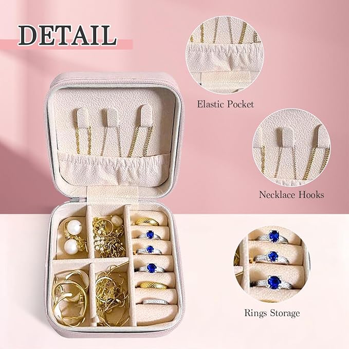 Funny Not Today Jewelry Organizer Case Small Portable Jewelry Organizer Box Christmas Birthday Gifs for Women Girls - Image 5