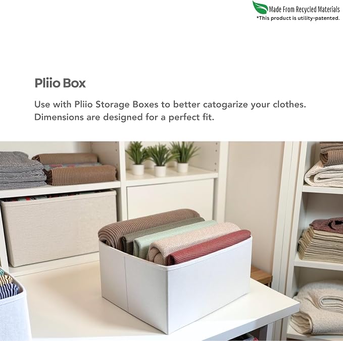7 Pcs PLIIO Large Filers, Foldable Clothes Organizer, Space-Saving Closet and Suitcase solution, Wrinkle-Free Storage Solution for Home and Travel, Wardrobe Organizer and Clothes Folder - Image 5