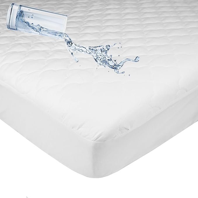 TL Care Ultra Soft Microfiber Waterproof Fitted Pack N Play Playard Mattress Protector, Quilted Mattress Pad Cover, 27"x39" (Pack of 2)