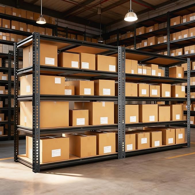 40W Garage Storage Shelves,Garage Shelves Heavy Duty,5 Tier Shelving Unit,2400LBS Capacity Heavy Duty Shelving for Garage Storage,Warehouse,72" H x40 W x20 D - Image 8