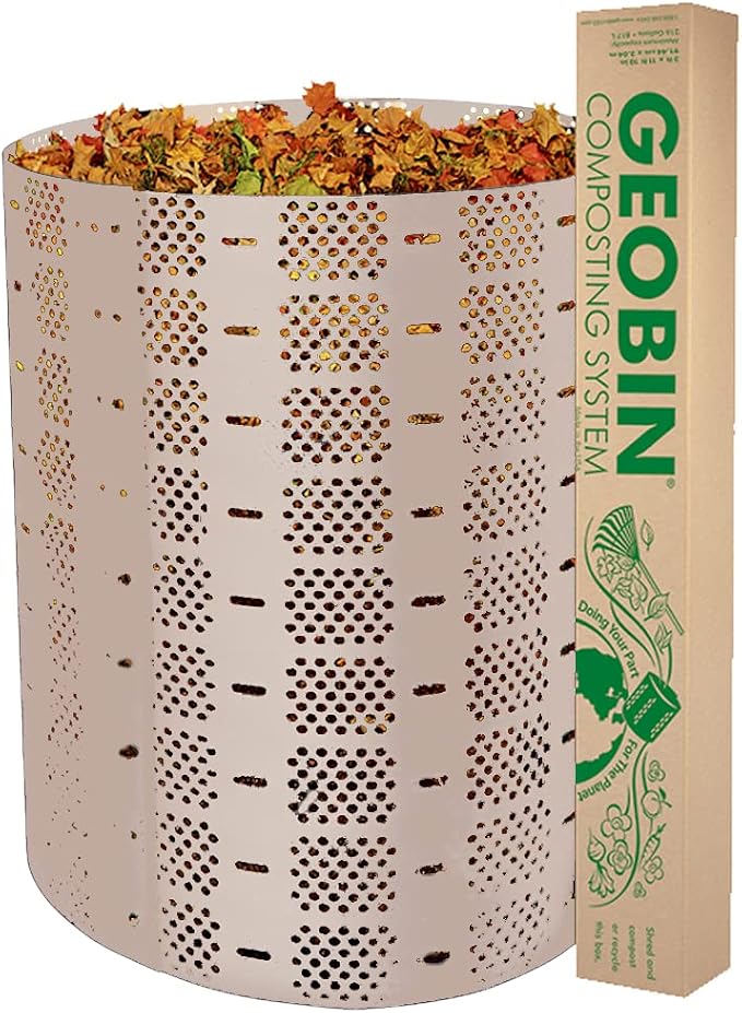 Geobin Compost Bin - 246 Gallon, Expandable, Easy Assembly, Made in The USA (Tan) by YardfullyProducts