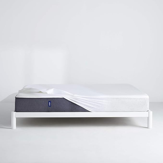 Casper Sleep Waterproof Mattress Protector, Queen, White