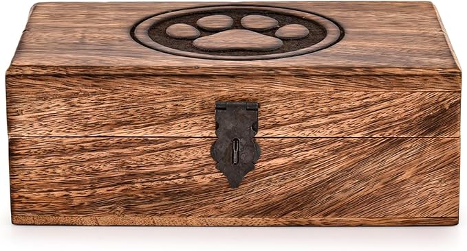 Kaizen Casa Jewellery Box Paw Design-Trinket Box Ladies-Jewellery Multipurpose Treasure Chest Keepsake Organizer Size- 8" x 5" x 3",| Decorative Storage Bin - Image 3