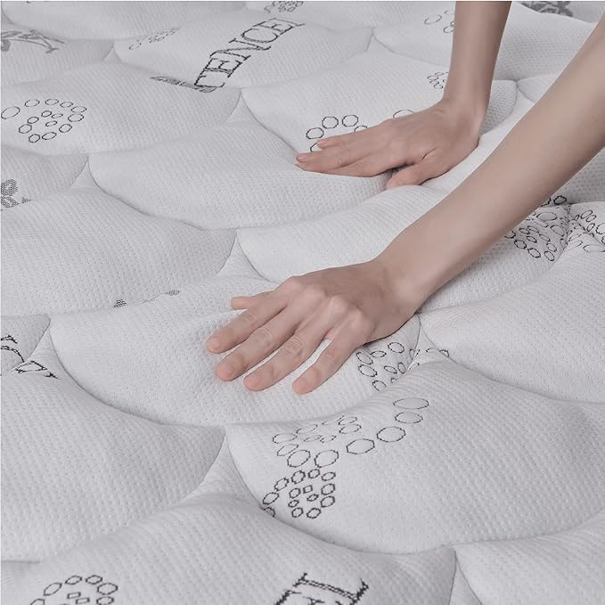 Softhour Padded Topper Queen Size 40% Tencel Blend Rayon from Bamboo and Cotton Filled Mattress Cover, Thick, Luxurious and Comfort Mattress Pad, Deep Pocket for 21" Mattress