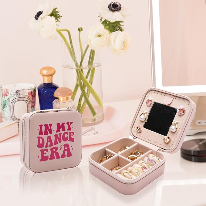 Dancer Dance Gifts Jewelry Box, Era Gifts for Dancers Friends, Teammate Travel Jewelry Case - Image 5