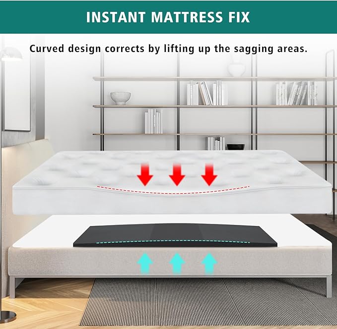 TANYOO Sagging Mattress Support Fix Sinking Beds High Density Foam Insert Pad for Sagging Bed Repair and Extends Life 47 x 25 x 1.4 Inches