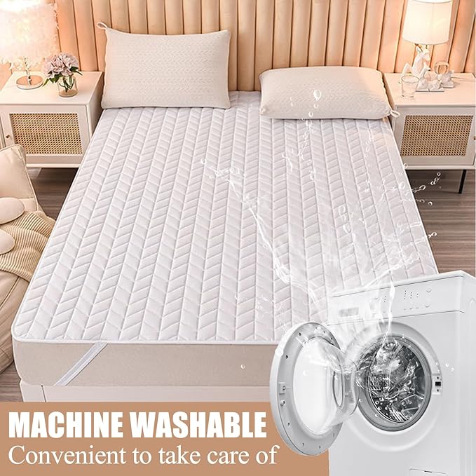 White,180 * 220cm,LDLCYCN Thin Mattress Protector Pad with Elastic Straps Japanese Floor Mattress Cover Foldable Futon Mattress Topper Protector Camping Mat for Student Dormitorie
