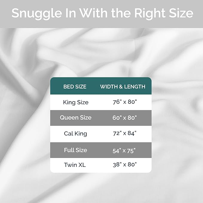 Viscose Bamboo Twin XL Sheets 3PC Set - Extra Long - Cooling Bedding for Hot Sleepers with Moisture Wicking Technology - Silky Soft 16 Inch Deep Pocket, Storm - 38" x 80"