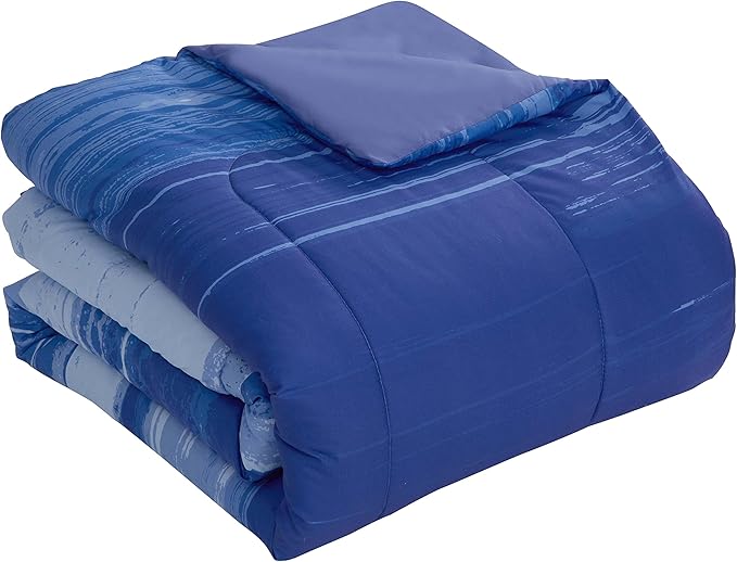 Sweet Home Collection 7 Piece Comforter Set Bag Solid Color All Season Soft Down Alternative Blanket & Luxurious Microfiber Bed Sheets, Siena, King