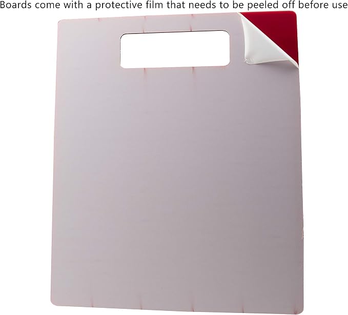 Marketing Holders Plastic Shirt Folding Board 10" x 12" Laundry Organizer for Clothing Manufacturers Specialty Stores Sporting Goods Stores Compact Efficient Sleek Practical Use at Home Red - Image 2
