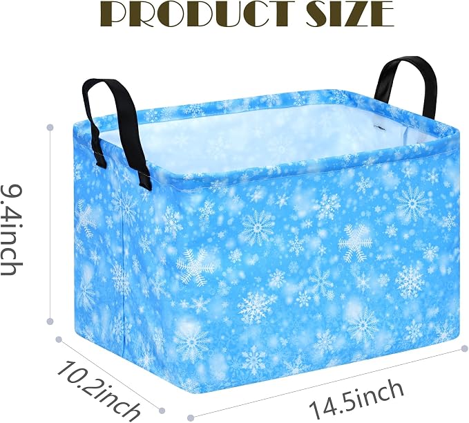MAIZMZ Girls Storage Basket Kids Gift Storage Bins Foldable Closet Organizer Cube Baby Nursery Hamper Waterproof Clothes Toy Bin Book Shelf Party Decor - Image 7