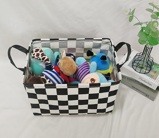 MAIZMZ Rectangular Storage Basket Collapsible Organizer Bin Waterproof Toy Box for Organizing Home/Dorm/Kitchen/Pet/Office/Closet/Shelf/Gift Baskets - Image 4