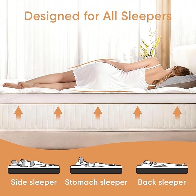 Memory Foam Mattress Topper Twin, 3 Inch Extra Thick Shredded Foam, 100% Cotton Mattress Pad Cover, Breathable & Skin-Friendly Twin Size Mattress Topper for Back Pain Relief