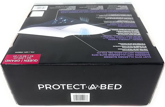 Protect-A-Bed Mattress Protector – Waterproof, Breathable, Tencel Lyocell Top – Available in Queen & King Sizes (Queen)