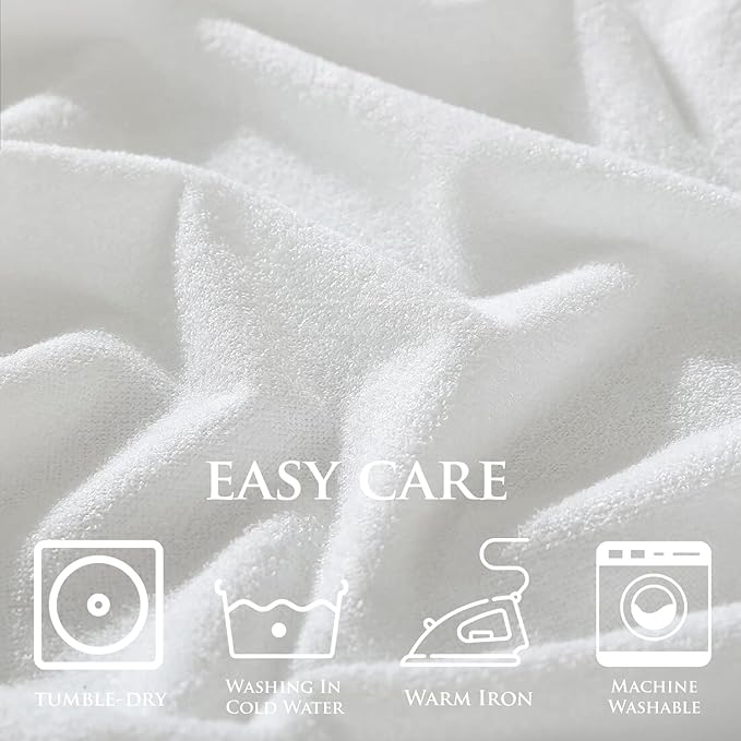 Cot Mattress Protector 25"x75" Waterproof, Terry Soft and Noiseless Mattress Protector Perfect for Daybed 25" X 75" Mattress/Narrow Twin/Cot Size/Rv Bunk/Camping Cot (White)