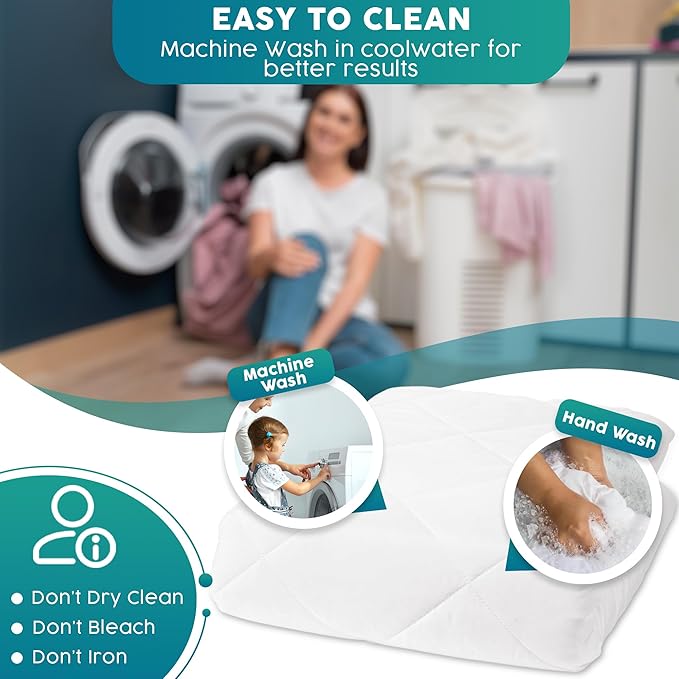 Venneti Waterproof Mattress Protector King - Soft, Hypoallergenic, and Breathable Quilted Cotton Bed Cover - Deep Pocket Fitted Design - Quilted Bedding Shield for Comfortable Sleep (King)
