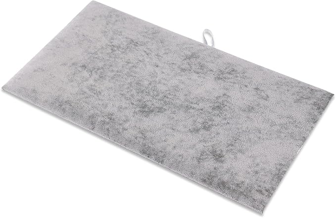 TheDisplayGuys For Your Modern Living 2-Pack Flat Foam Cushion Jewelry Display Pad Inserts - Velvet - Tray/Case Liners - Necklaces, Bracelets, Watches (Gray) by The Display Guys - Image 2