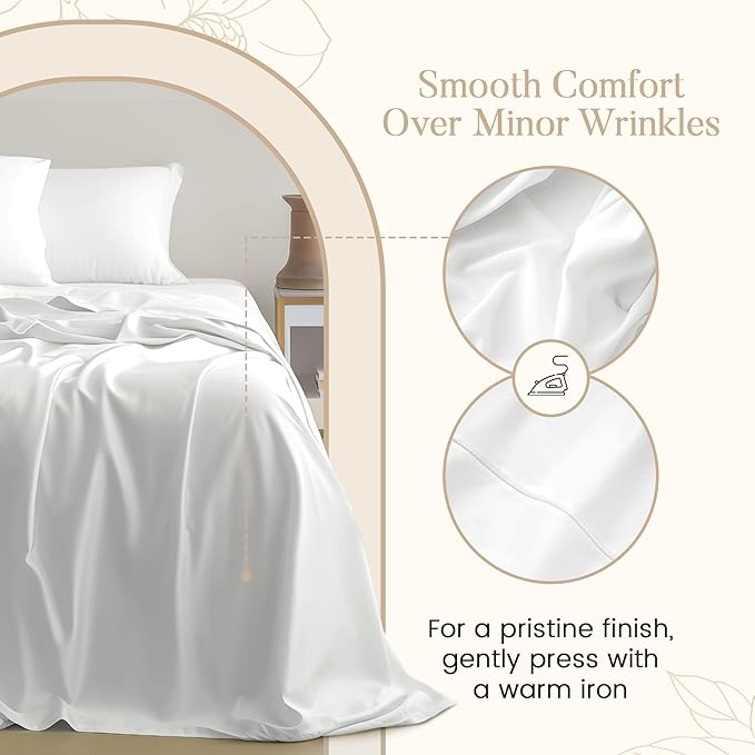 100% Cotton Sheets California King Size Sheets Set, CalKing Sheet Set, 800 Thread Count Sateen Weave Luxury Hotel Sheets, Naturally Cool Long Staple Egyptian Cotton, No Pilling & Shrink - Seafoam