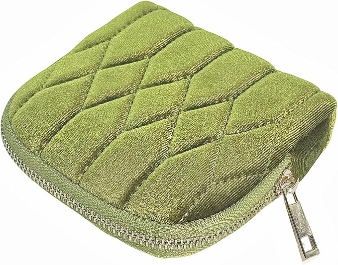 Small Travel Jewelry Case - Jewelry Travel Organizer Bag with for Bracelets, Necklaces, Bangles, Jewelry Organizer Storage Bag Gift for Women Girls,5.1x4.72x1.18 IN- RJB001-Green by ToLoveToLife