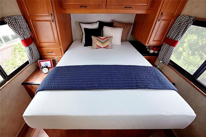 Yarns of Cotton 30X76 Cot Bed Waterproof Mattress Protector Pad Cover RV Bunk & Truck Sleeper Soft Terry Cotton White Easy Fit Mattress Up to 14" Inch Deep Pocket Easy Care
