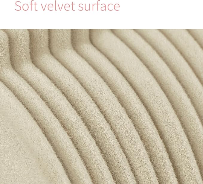 ManGotree Baby Velvet Clothes Hangers, Childrens Kids Hangers for Clothes Space Saving Non-Slip 15 Pack (Beige) - Image 4
