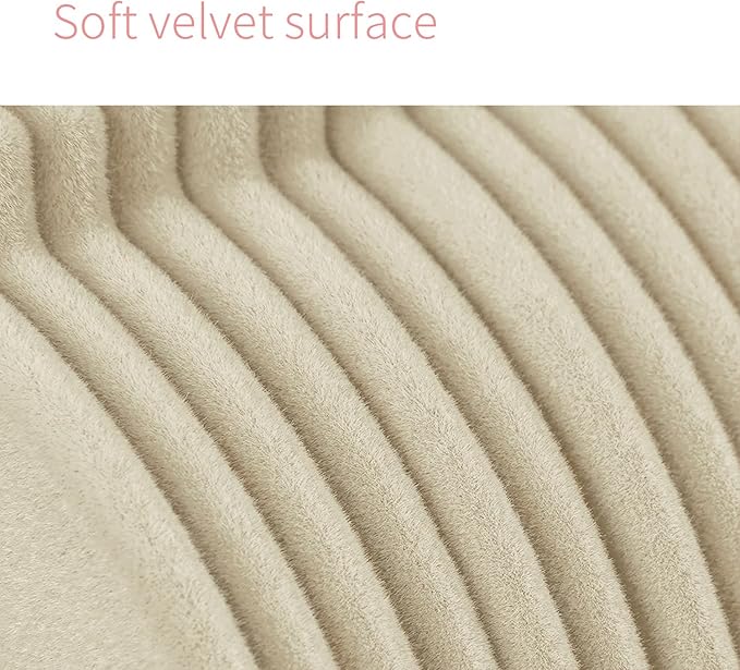 ManGotree Baby Velvet Clothes Hangers, Kids Toddler Children's Hangers for Clothes Space Saving Non-Slip (30 Pack, Beige) - Image 4