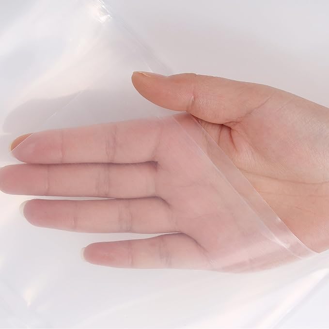 TopSoon Mattress Bag – Clear Plastic Mattress Disposal Bag – Moving & Storage Cover for Mattress or Box Spring – Heavy-Duty Mattress Moving Supplies (4mil, King/Queen 78" x 14" x 100")