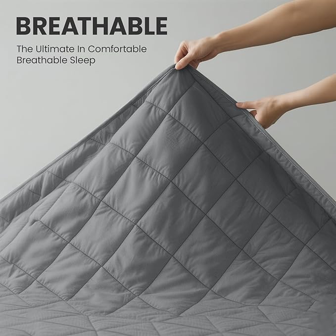 King Mattress Protector,Waterproof Mattress Protector Fitted Up to 16" Deep Pocket, Soft Breathable Bed Mattress Cover for Bedroom,Doom Room,(Grey)