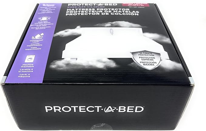 Protect-A-Bed Mattress Protector – Waterproof, Breathable, Tencel Lyocell Top – Available in Queen & King Sizes (Queen)