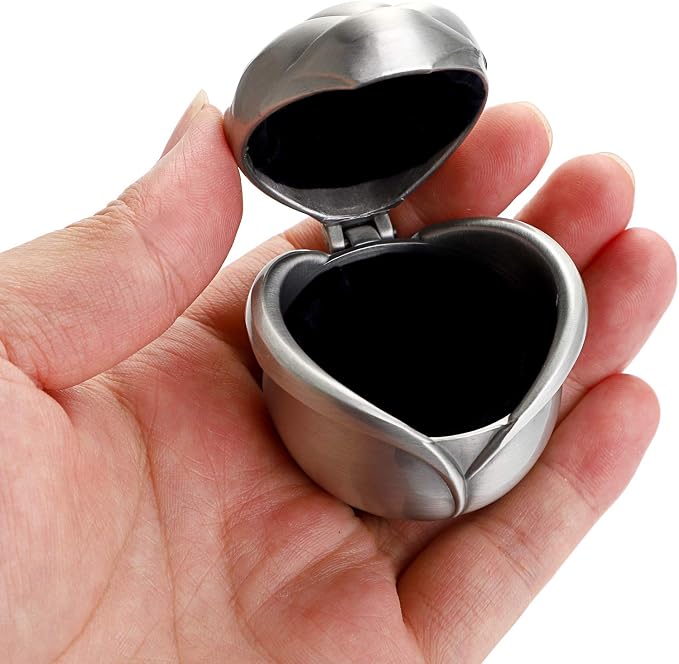 Hipiwe Rose Shape Vintage Jewelry Box - Small Trinket Storage Holder Case Keepsake Organizer Box for Rings Earrings Necklace Treasure, Gift for Women, Small - Image 3
