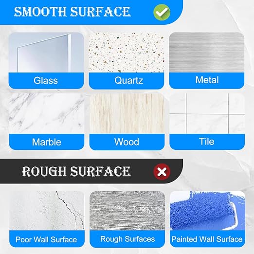 Shower Caddy Adhesive Replacement, Adhesive for Shower Caddy, Strong Shower Adhesive Strips Waterproof Transparent, No Drill Needed Holds 45 lbs for Bathroom Storage Shelves,Kitchen Racks-3PSC - Image 6