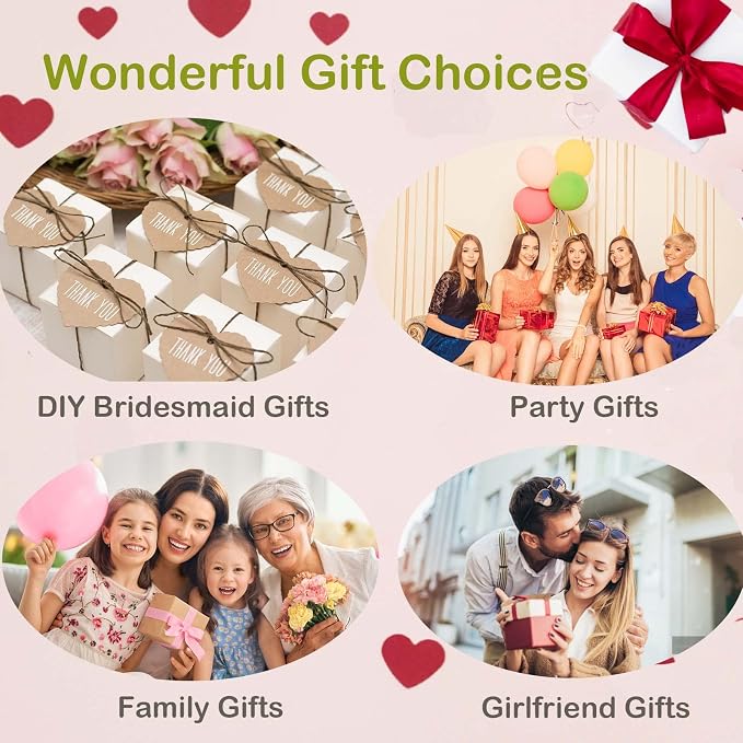 Travel Jewelry Case Bridesmaid Gifts Box,12 Pack Small Jewelry Box Mini Jewelry Organizer,PU Leather Portable Earring Storage Box for Women Girls Bridesmaid Proposal Gifts - Image 7