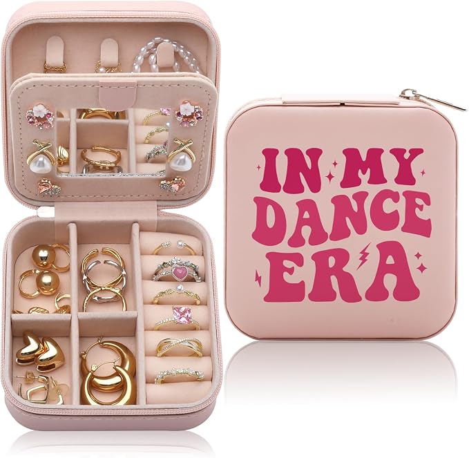 Dancer Dance Gifts Jewelry Box, Era Gifts for Dancers Friends, Teammate Travel Jewelry Case by WelcometoCEASQVAA