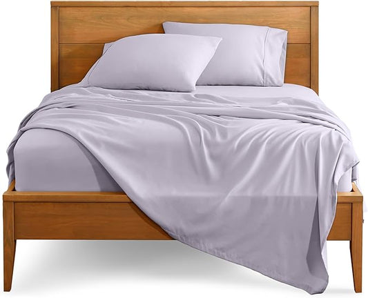 Bare Home Twin XL Sheet Set - 1800 Ultra-Soft Microfiber Twin Extra Long Bed Sheets - Double Brushed - Deep Pockets - Easy Fit - 3 Piece Set - Bedding Sheets & Pillowcases (Twin XL, Light Lavender)