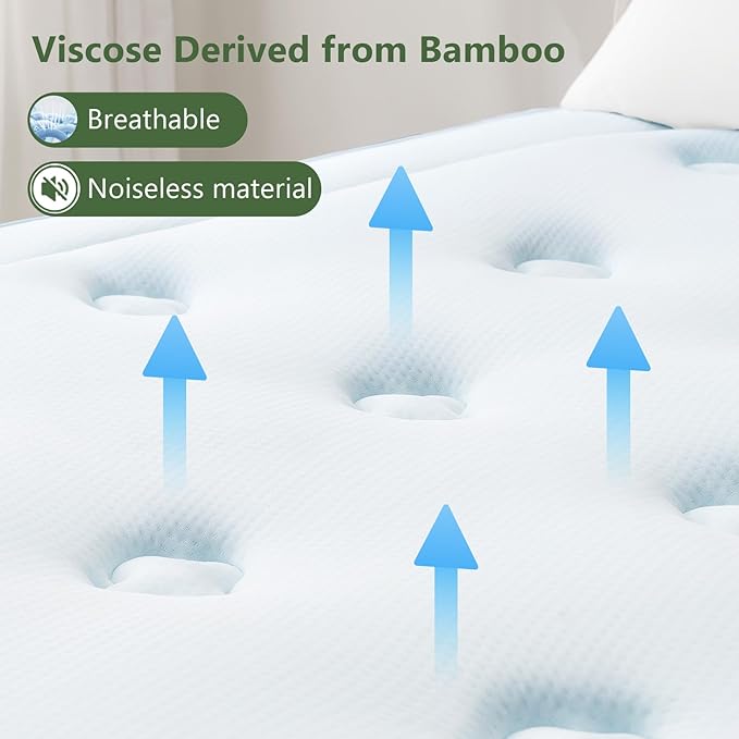 Hansleep RV Short Queen Mattress Pad Topper Memorry Foam, Camping Queen Foam Mattress Topper Viscose Derived from Bamboo, RV Mattress Pad Cover for Back Pain Relief, 60" x 75", White