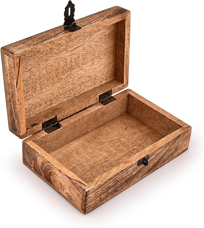 Kaizen Casa Jewellery Box Paw Design-Trinket Box Ladies-Jewellery Multipurpose Treasure Chest Keepsake Organizer Size- 8" x 5" x 3",| Decorative Storage Bin - Image 4