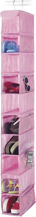 Whitmor Hanging Shoe Shelves, Pink - Image 3