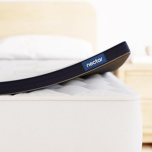 Nectar Soft Mattress Topper - Full - 2" Gel Memory Foam Mattress Topper - Breathable & Comfortable - Back Pain Relief