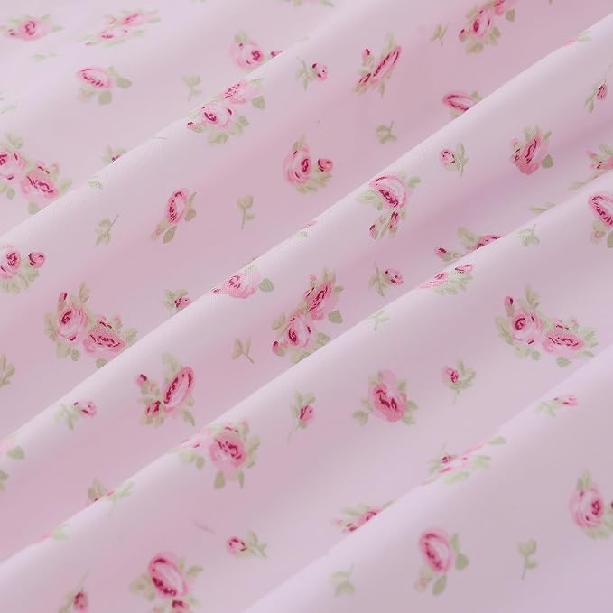 Modern Threads Silky Soft Microfiber and Wrinkle Free Sheets - Luxurious Microfiber Bed Sheets Includes Flat Sheet, Fitted Sheet with Deep Pockets, & Pillowcases Blush, Queen