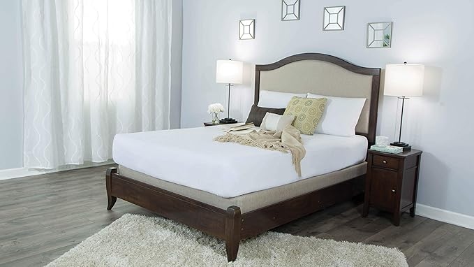 Protect-A-Bed Premium Waterproof California King Mattress Protector, White