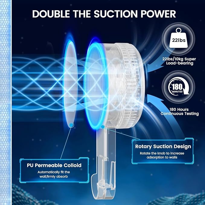 LUXEAR Suction Cup Shower Caddy Clear - Shower Caddy+Soap Dish+Toothbrush Holder - 1 Second Installation NO-Drilling Removable Powerful Waterproof Shower Organizer for inside Shower Bathroom - Image 4